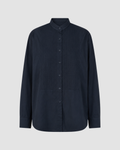 STAND-UP COLLAR POPLIN SHIRT