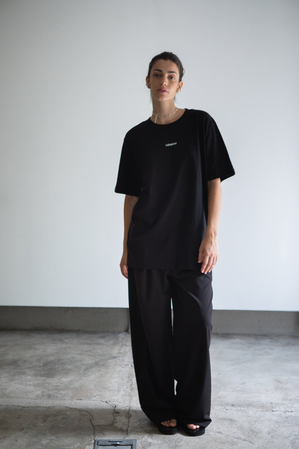 ICONIC LOGO T-SHIRT BLACK