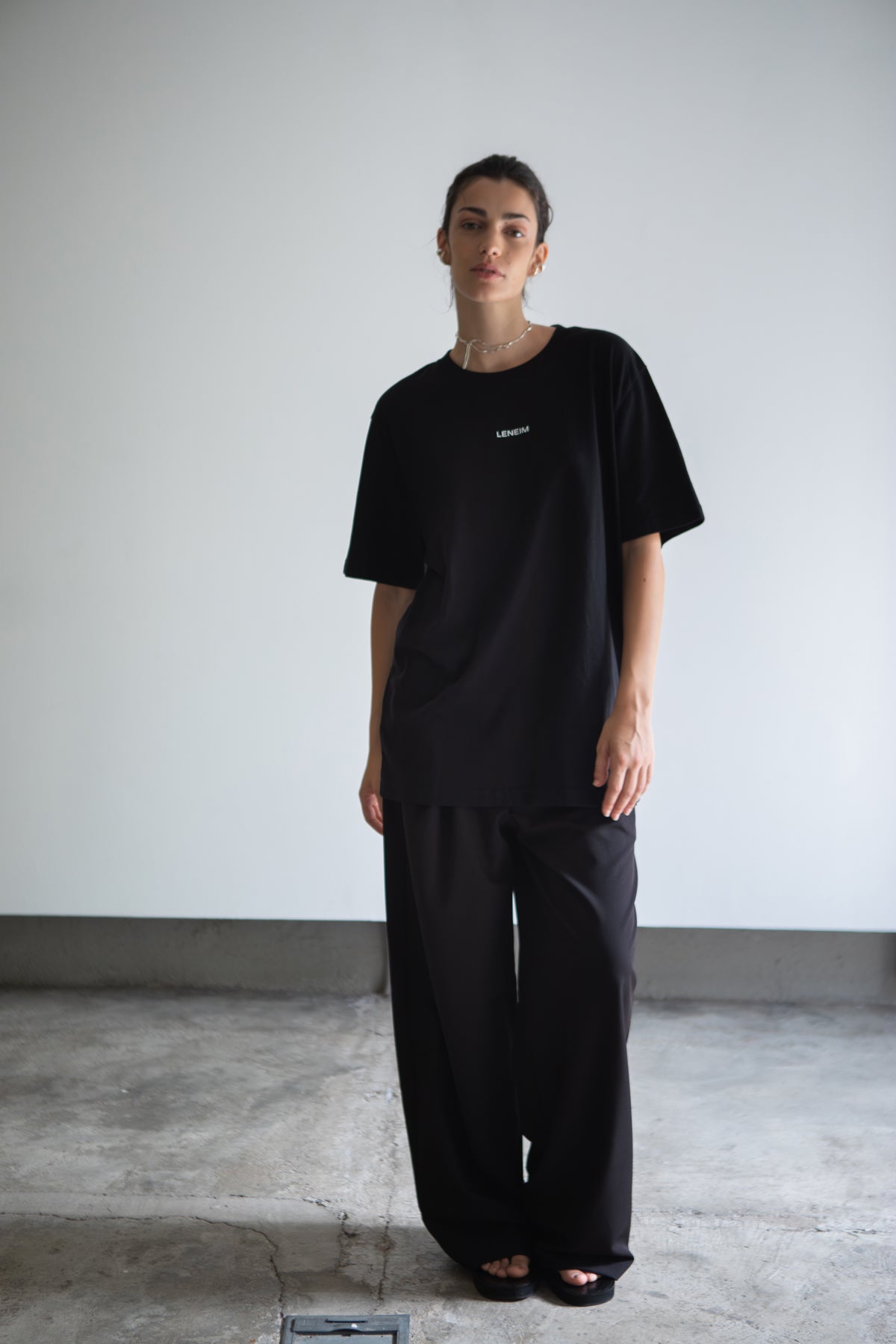 ICONIC LOGO T-SHIRT BLACK